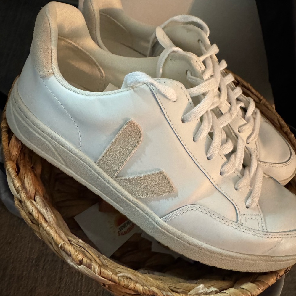 Veja White Sneakers Minimalist Design